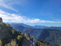 Vue sur Belledonne Sud